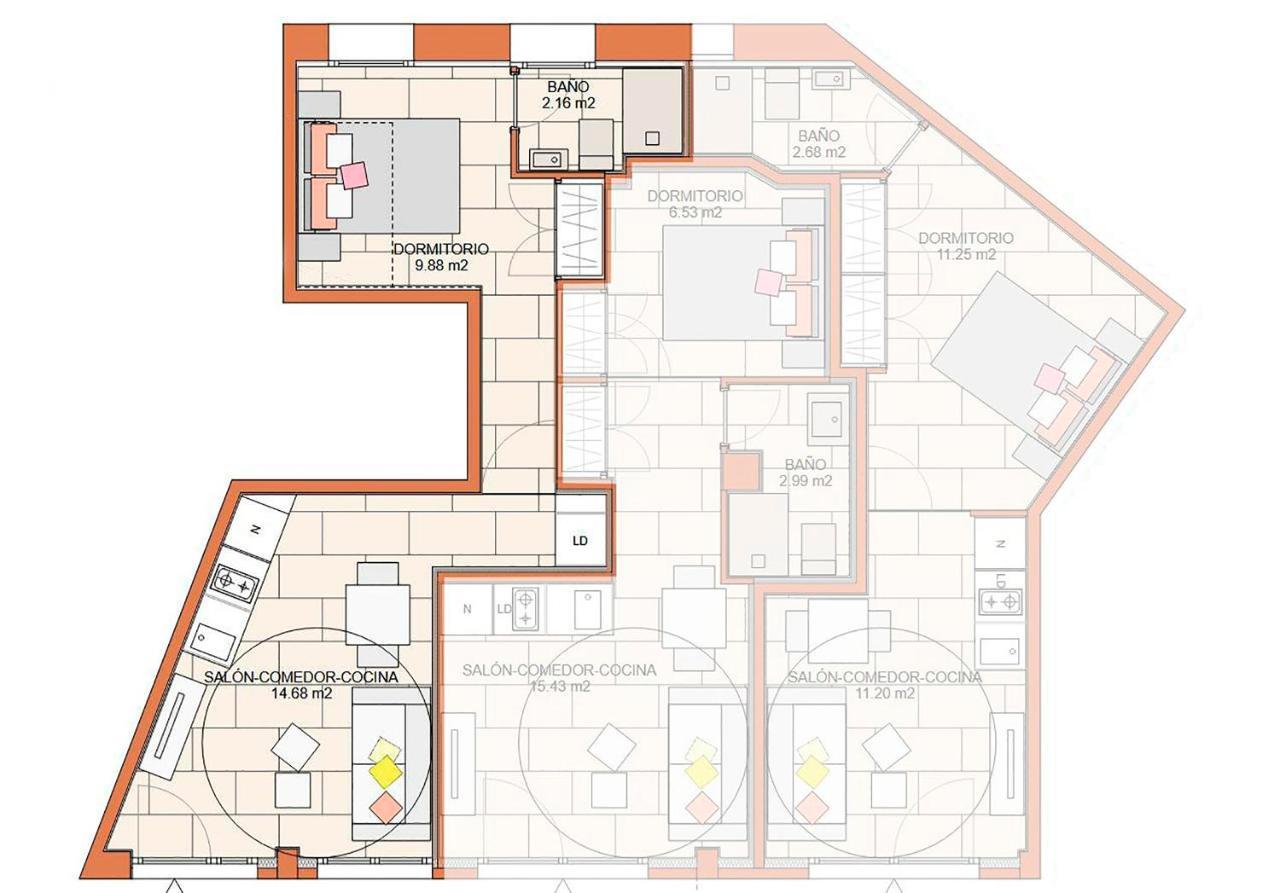 New 1 Min Metro, Cozy 1 Bed Close To Downtown, Wifi A Madrid Exteriér fotografie